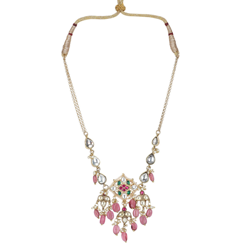 22k Gold Plated Lipika Necklace Set