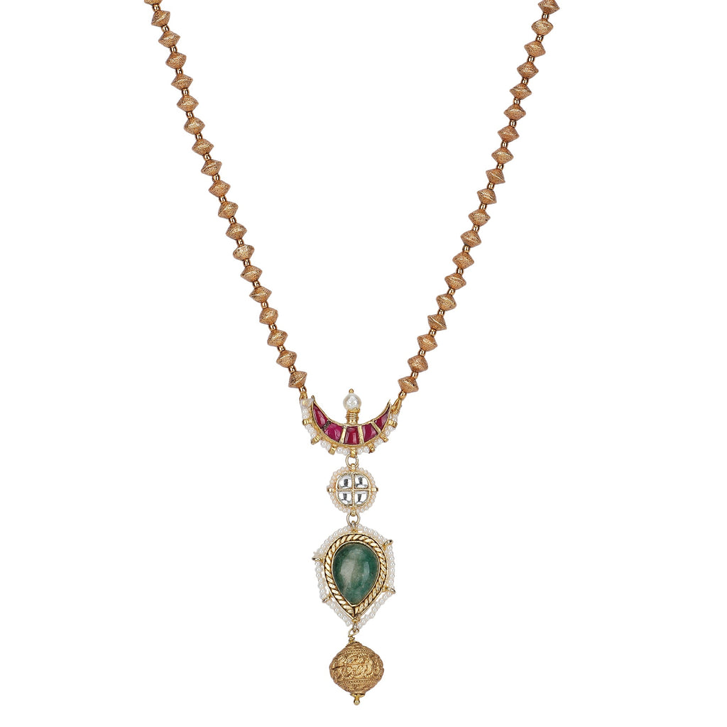 22k Gold Plated Jeevika Necklace Set