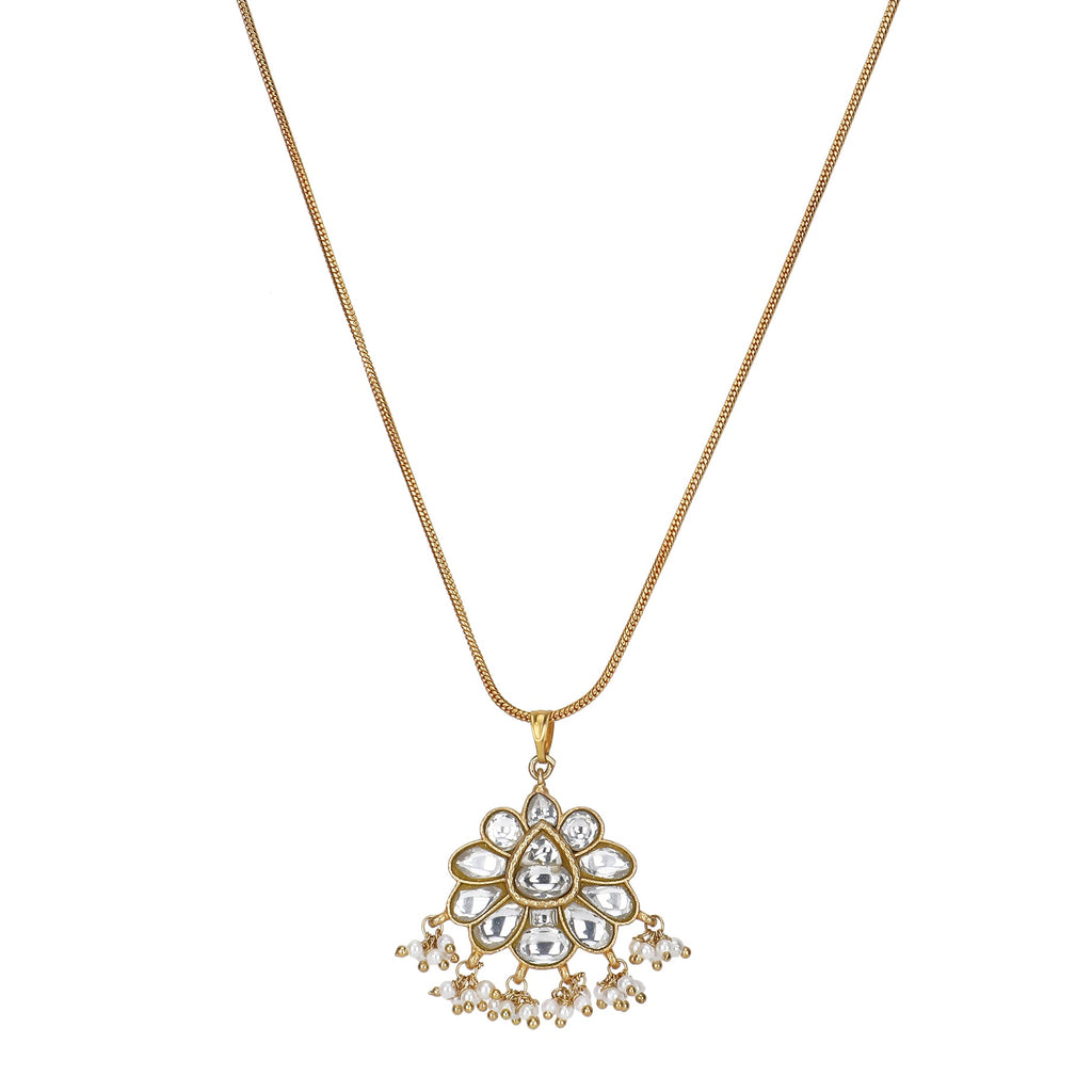 22k Gold Plated Jasmit Necklace Set