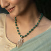 Sparsh 22k Gold Plated Ruby Pendant