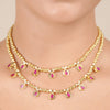 22k Gold Plated Hamsini Necklace Set