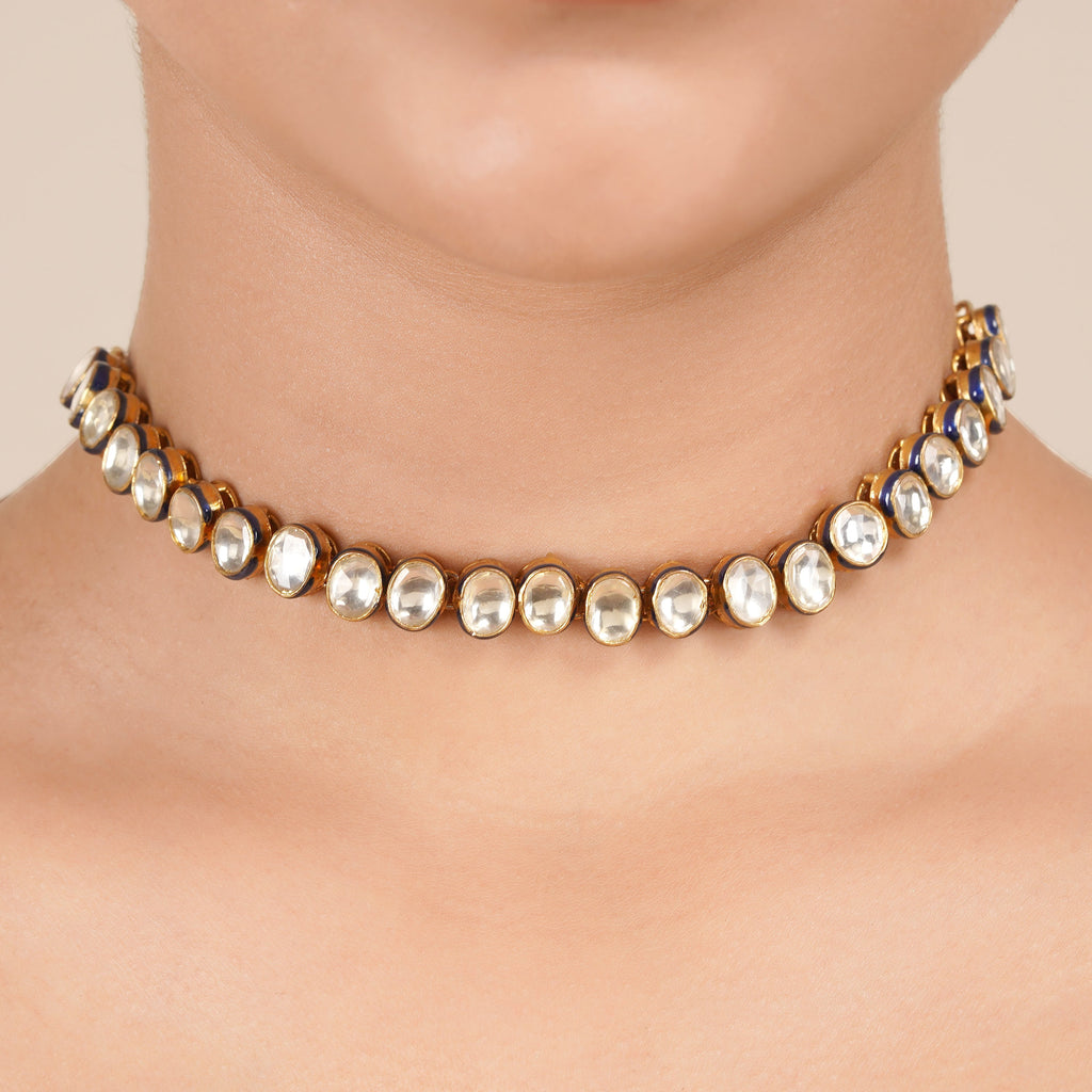 22k Gold Plated Kritika Necklace Set