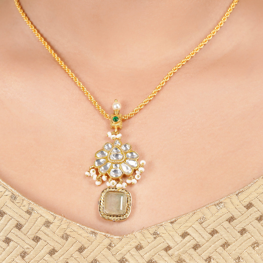 22k Gold Plated Lavanya Necklace Set