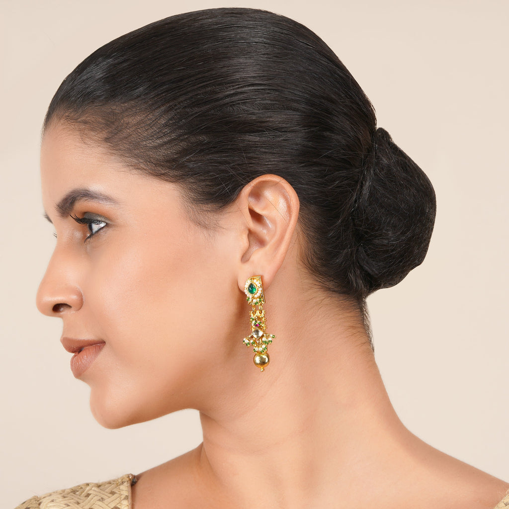 22k Gold Plated Brinda Earring