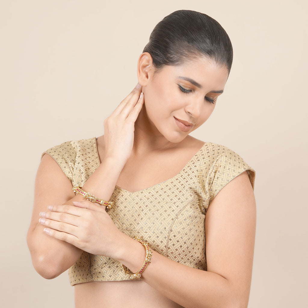22k Gold Plated Nikita Bangle