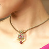 Baghyawati 22k Gold Plated Necklace Set