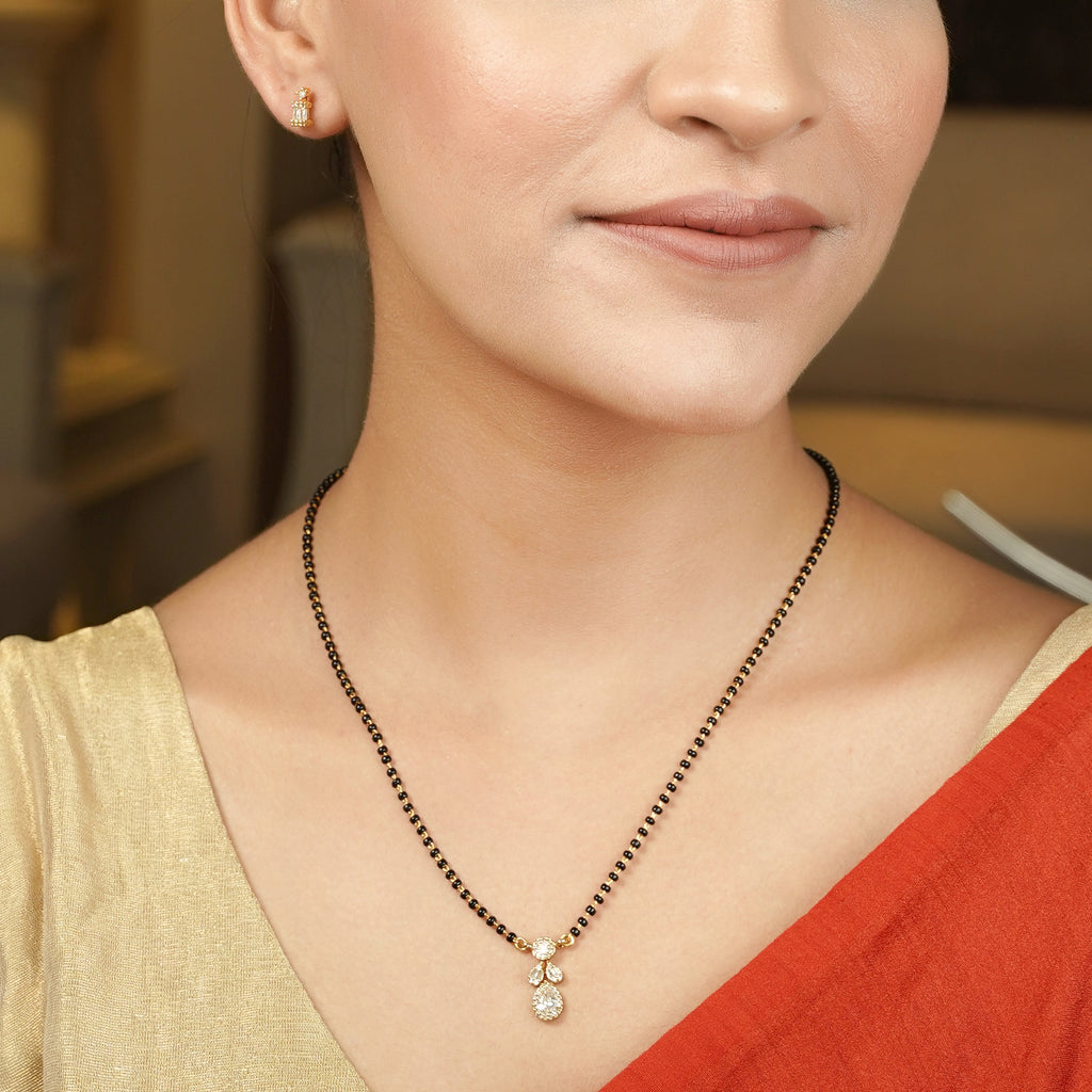 22k Gold Plated Manya Bindura Mangalsutra