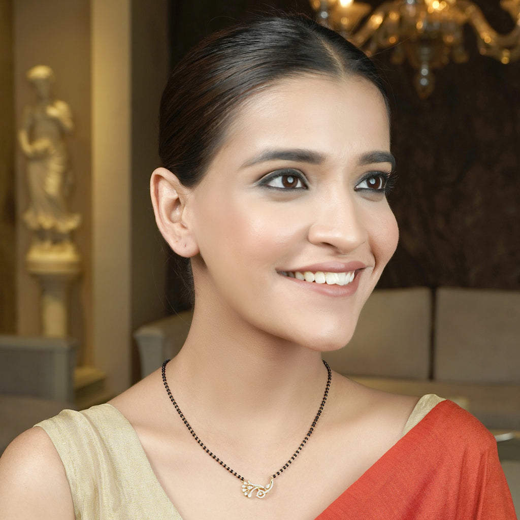 22k Gold Plated Manya Dhara Mangalsutra
