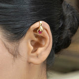 22k Gold Plated Taru Marquise Earcuff