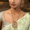 Pichwai Srinath Ji 22k Gold Plated Necklace Set