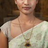 Pichwai Qassi 22k Gold Plated Necklace