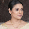22k Gold Plated Amolya Vanya Pendant Set