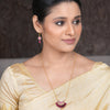 22k Gold Plated Amolya Arunika Pendant Set
