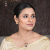22k Gold Plated Amolya Rajnidhi Pendant Set