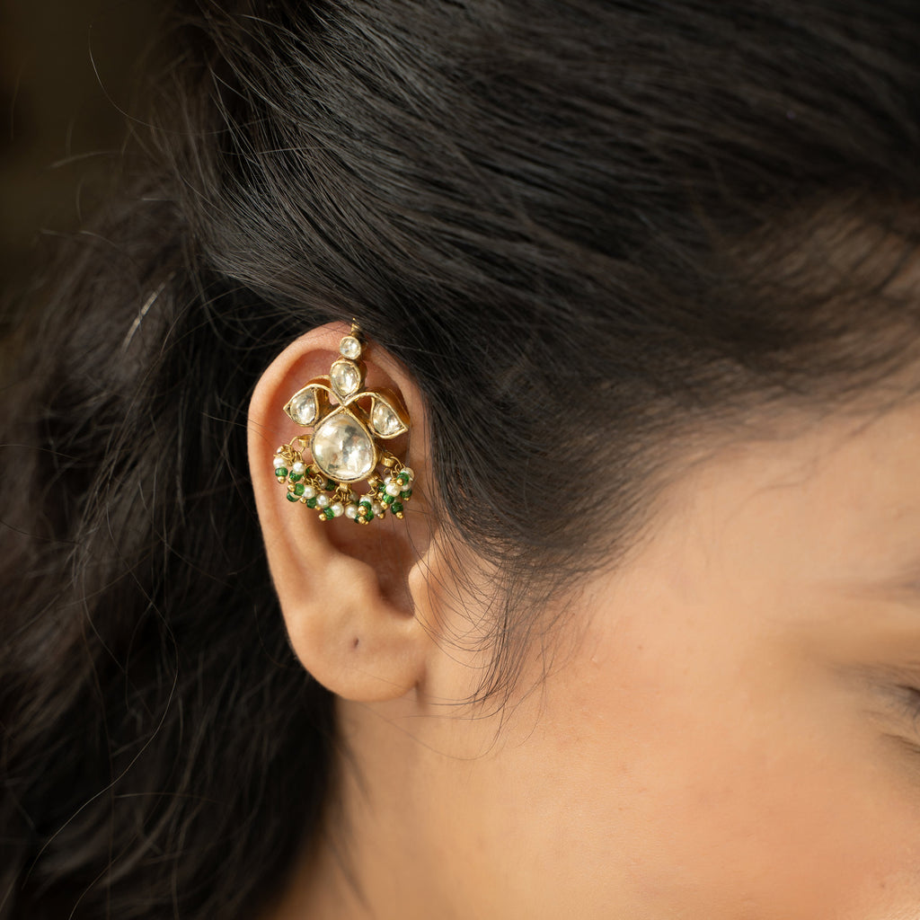 22k Gold Plated Dhami Earcuff