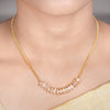 22k Gold Plated Amolya Zehra Pendant Set