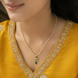Sparsh 22k Gold Plated Fresh Water PearlPendant