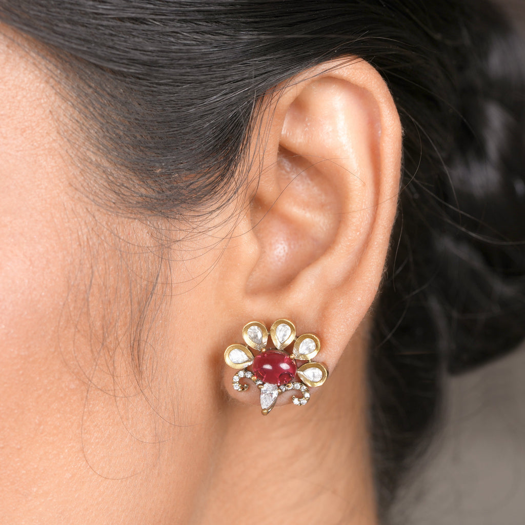 22k Gold Plated Amolya Vanshika Pendant Set