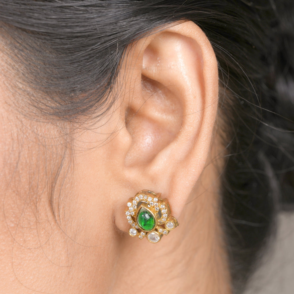 22k Gold Plated Amolya Rajnita Pendant Set