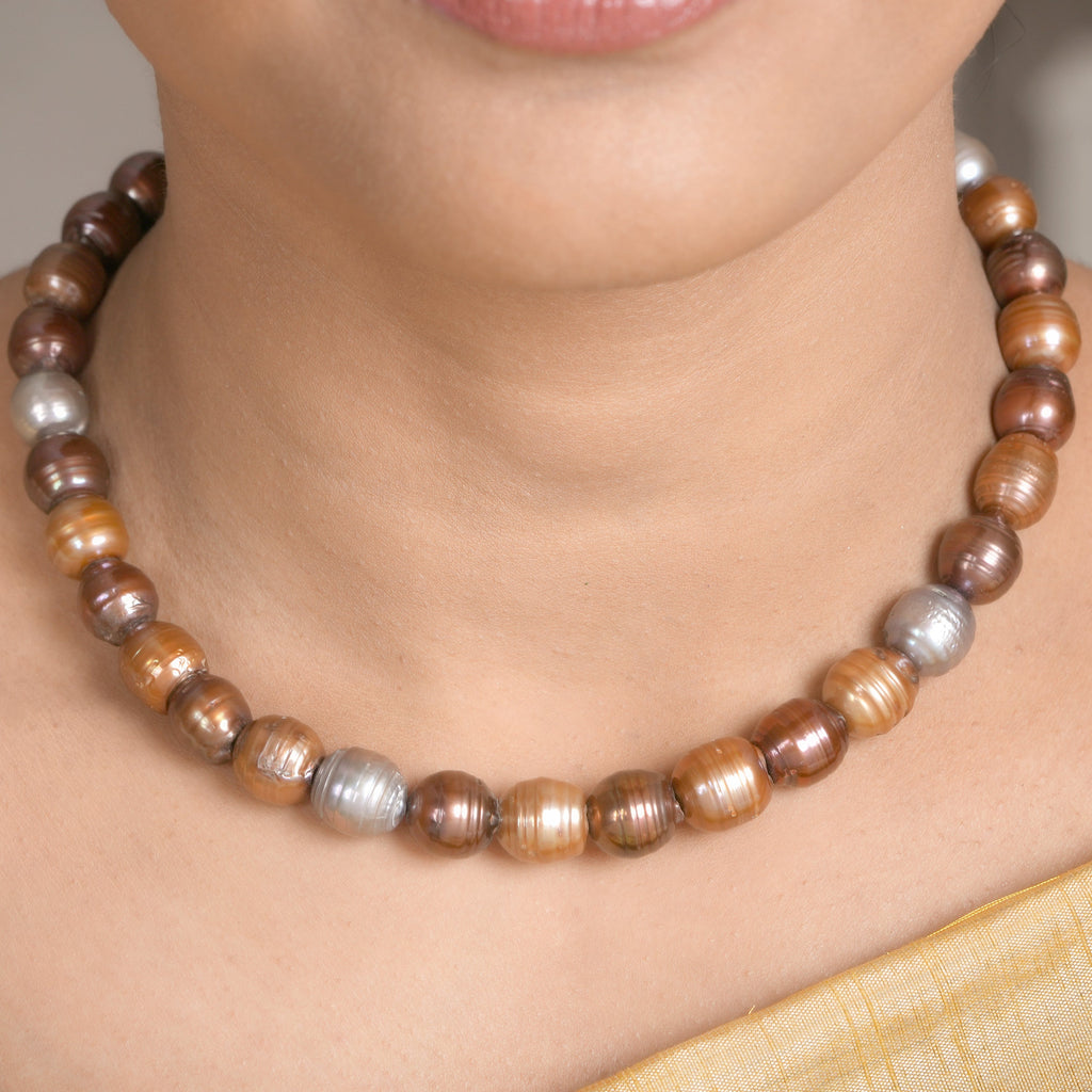 22k Gold Plated Amolya Mridvika Necklace Set