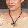 22k Gold Plated Amolya Yugmika Pendant Set