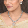 22k Gold Plated Amolya Dyumati Pendant Set