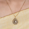 22k Gold Plated Amolya Kshirja Pendant Set