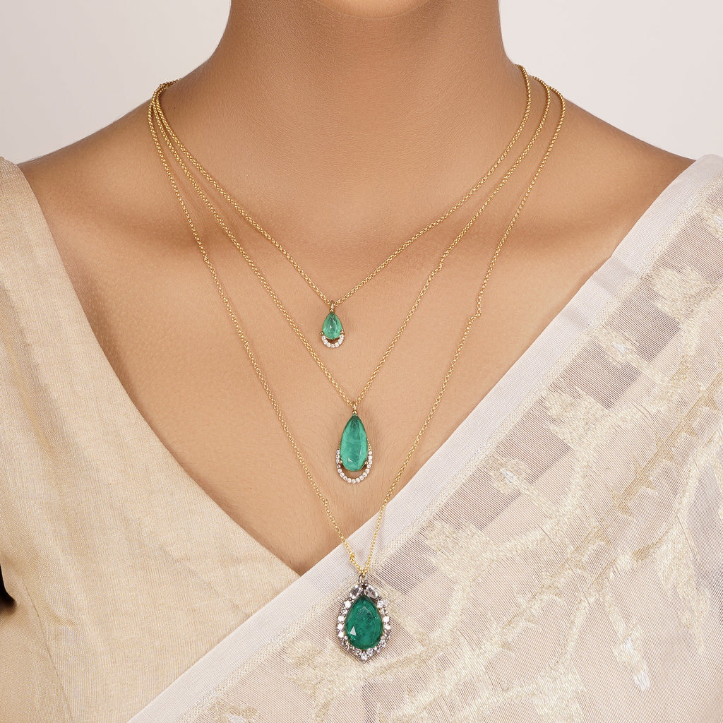 22k Gold Plated Divyam Saruni Necklace