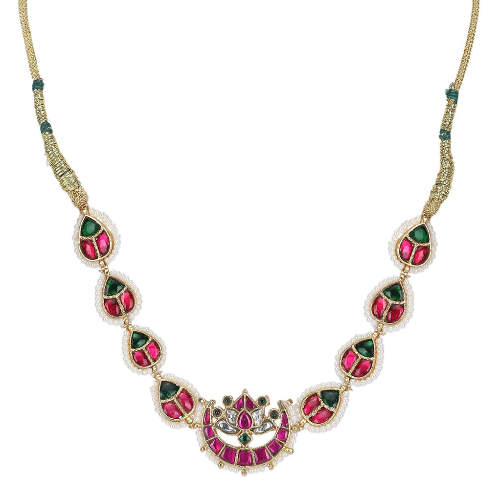 Qushi 22k Gold Plated Choker Set