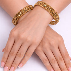 22k Gold Plated Kangan Nayesha Bangle