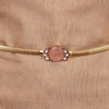 KUNDAN ROSE QUARTZ BELT