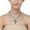 VICTORIAN GREEN CROWN PENDANT