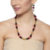 GOLDEN GREEN ONYX RUBY GHUNGROO SET