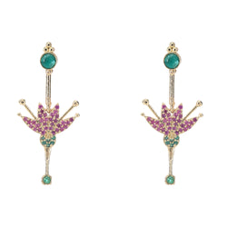 22k Gold Plated Stud Earring