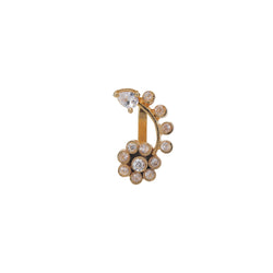 Namya 22k Gold Plated Nosepin (Clip On)