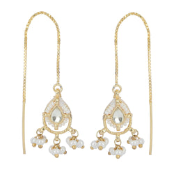 22k Gold Plated Sui Dhaga Yoshita Earring