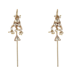 Kumkum  22k Gold Plated Earpin