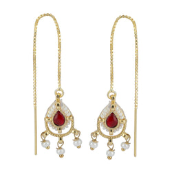 22k Gold Plated Sui Dhaga Ekatra Earring