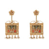 Pichwai Bhavna 22k Gold Plated Earring