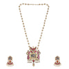 Pichwai Srinath Ji 22k Gold Plated Necklace Set