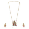 Pichwai Diksha 22k Gold Plated Necklace Set
