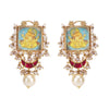 Pichwai Ekantika 22k Gold Plated Earring