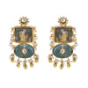 Pichwai Dayamai 22k Gold Plated Earring
