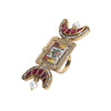 Pichwai Neelima 22k Gold Plated Ring