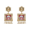 22k Gold Plated Krishna Mukut Earring
