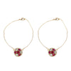 22k Gold Plated Ruby White Payal