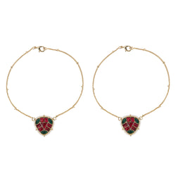 22k Gold Plated Tircon Payal