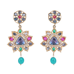 22k Gold Plated Sankranti Zohra Earring