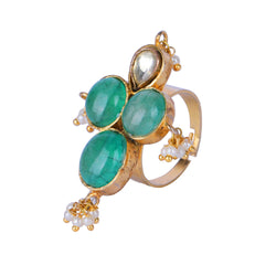 22k Gold Plated Sankranti Samaira Ring