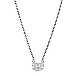 22k Gold Plated Sankranti Kumud Mangalsutra